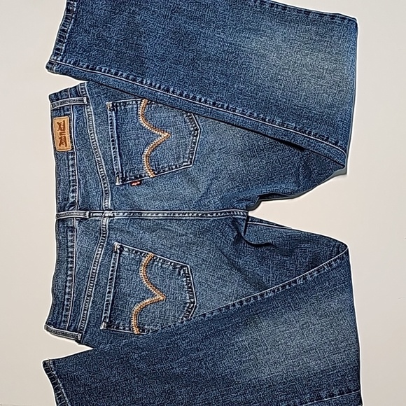 Levi's 515 Bootcut Blue Jeans Denim Pants Stretch Medium Wash Mid-Rise 10 - Picture 4 of 11